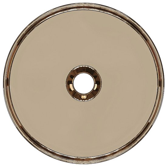 Design Waskom koperkleurig 36 cm rond B 478 - Afbeelding 2