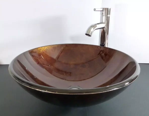 Wasbak Antiek Gold Glas Sol 1114 - Afbeelding 4