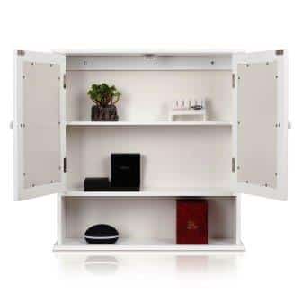 Design Spiegelkast Wit mdf 56x58 hoog sol 1872 - Afbeelding 4