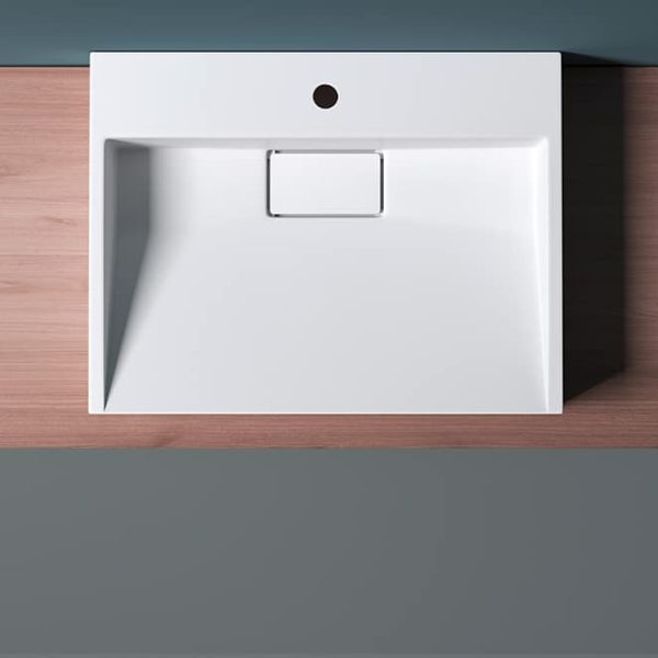 Design Keramiek Wastafel wit 60x38 cm  Ma 2010