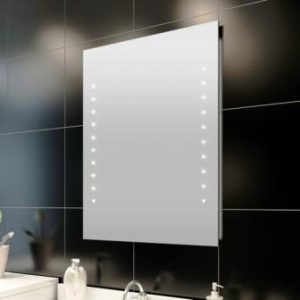 Badkamerspiegelkast Met LED Verlichting 50cm - Dimbaar Drie Kleuren Wit