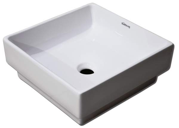 Design Keramiek Wastafel wit 40x38 cm  Sol 219 AANBIEDING - Afbeelding 4
