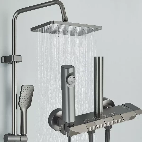 Douchesysteem Douchekraan Handdouche Set Mengkraan Regendouche Aluminium M8500