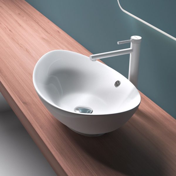 Design Wasbak Wit Ovaal 59x38 cm sol 22 - Afbeelding 6