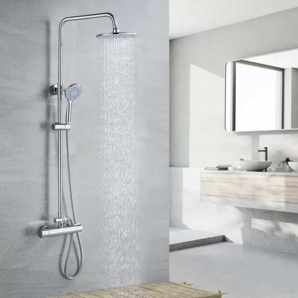 Douche RVS met thermostaatkraan en Regendouche  M 5600