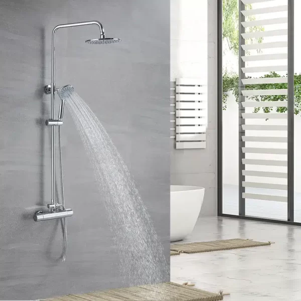 Douche RVS met thermostaatkraan en Regendouche  M 5600 - Afbeelding 2