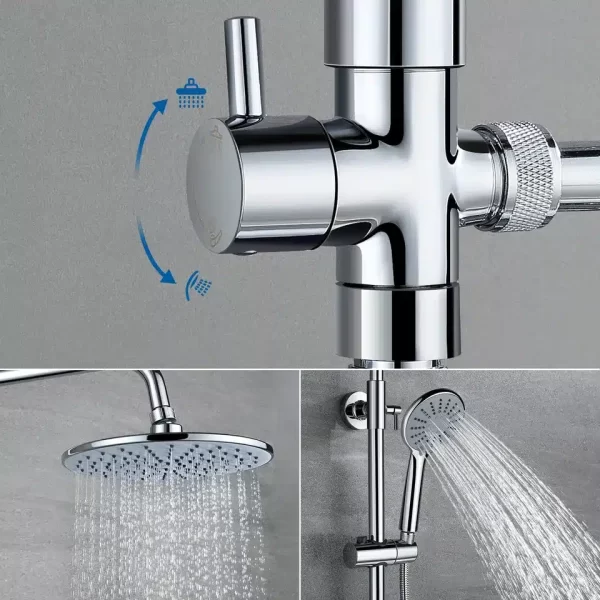 Douche RVS met thermostaatkraan en Regendouche  M 5600 - Afbeelding 4