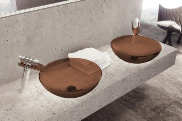 Hoge Watervalkraan Blank Glas sol 123 - Afbeelding 8