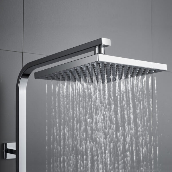 Douche RVS met thermostaatkraan en Regendouche  20x20 cm Was 20 - Afbeelding 4