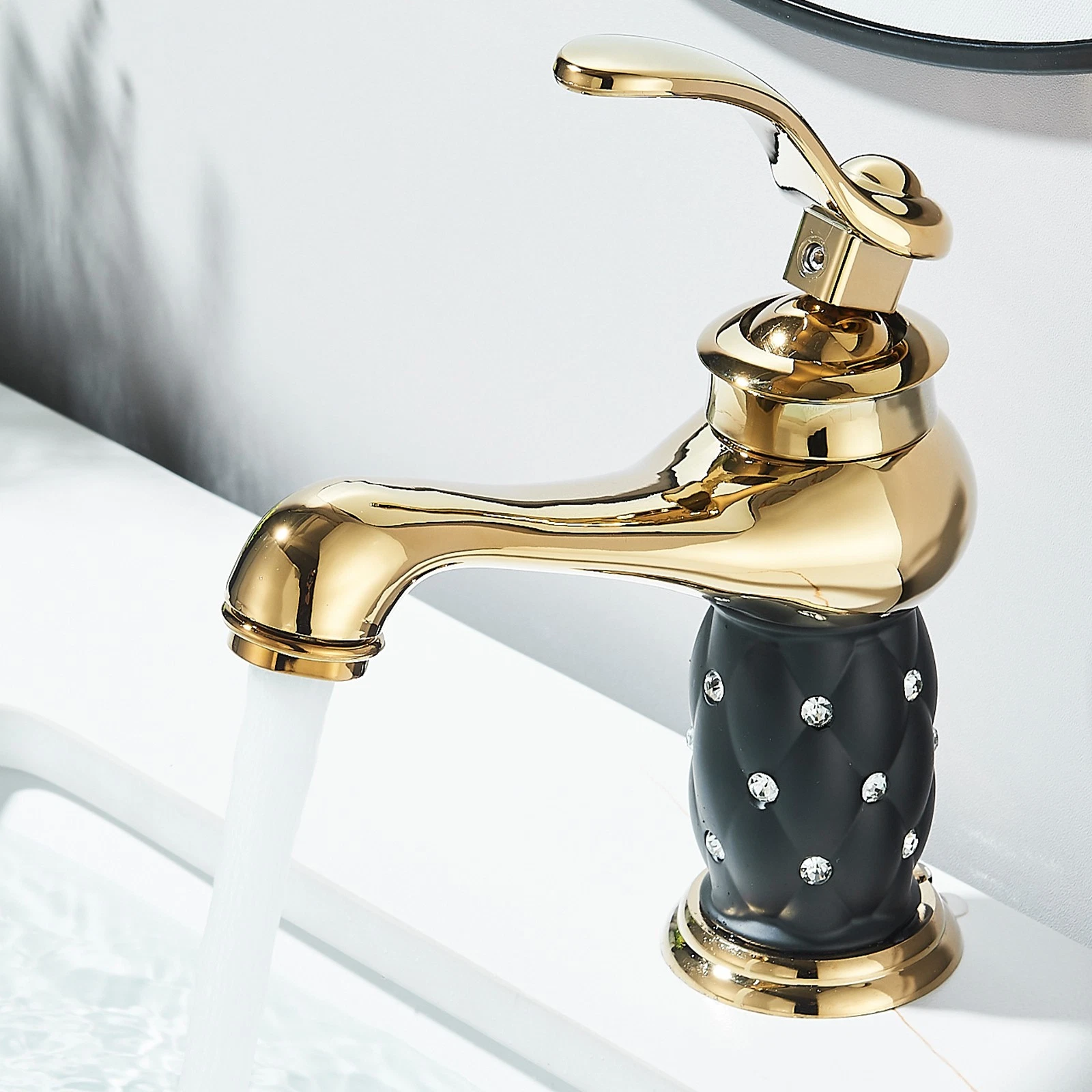 Retro Antiek Messing Wastafelkraan E126