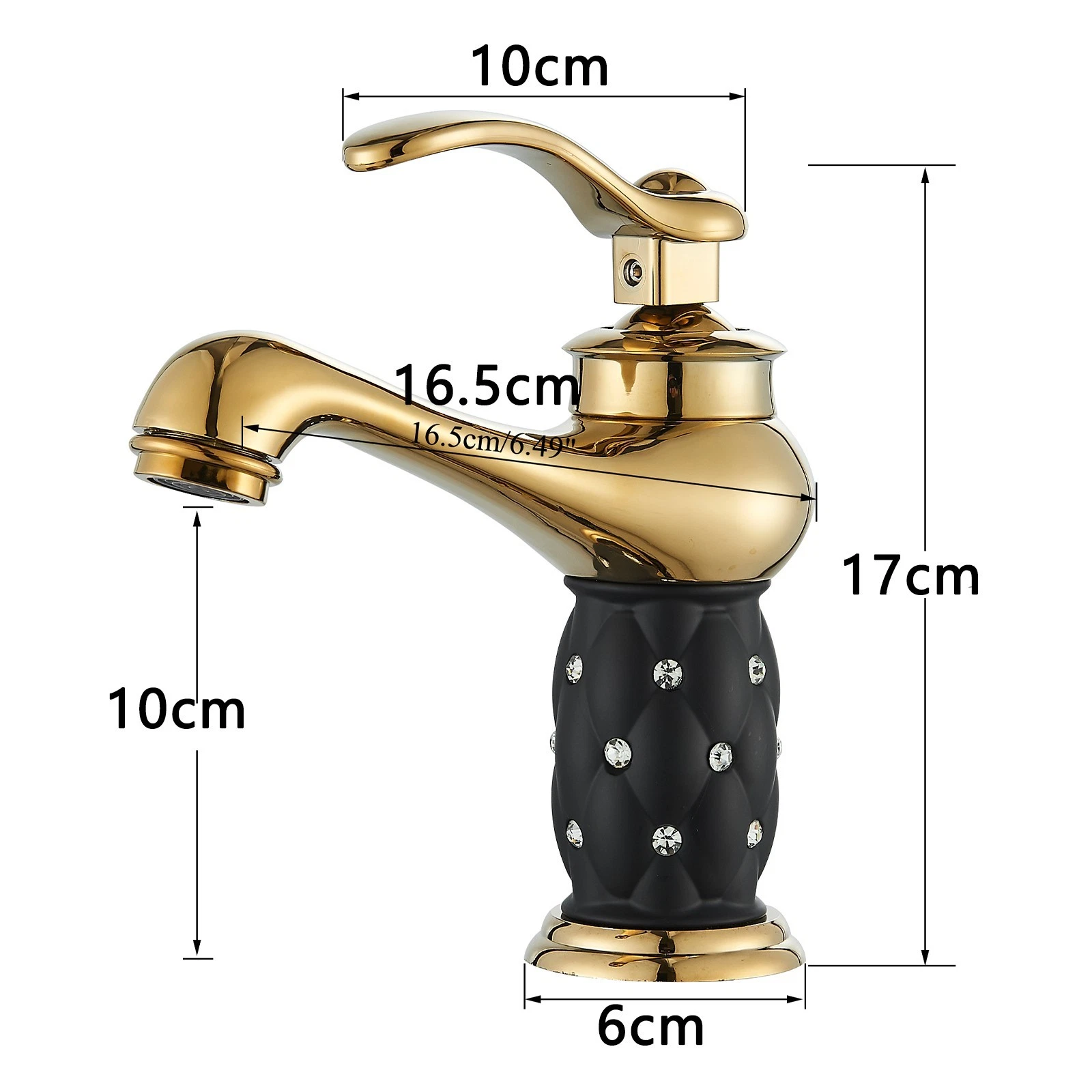 Retro Antiek Messing Wastafelkraan E126 - Afbeelding 2