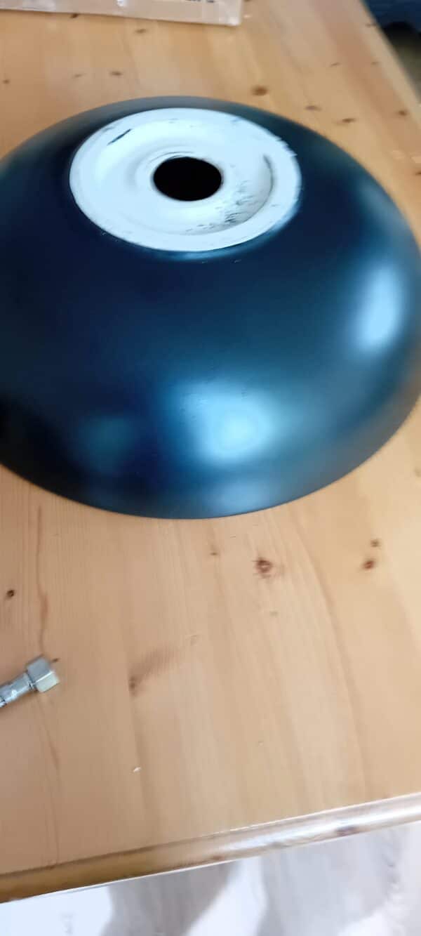 Mat Zwarte waskom met gouden meng Kraan en afvoer sch 04 - Afbeelding 3